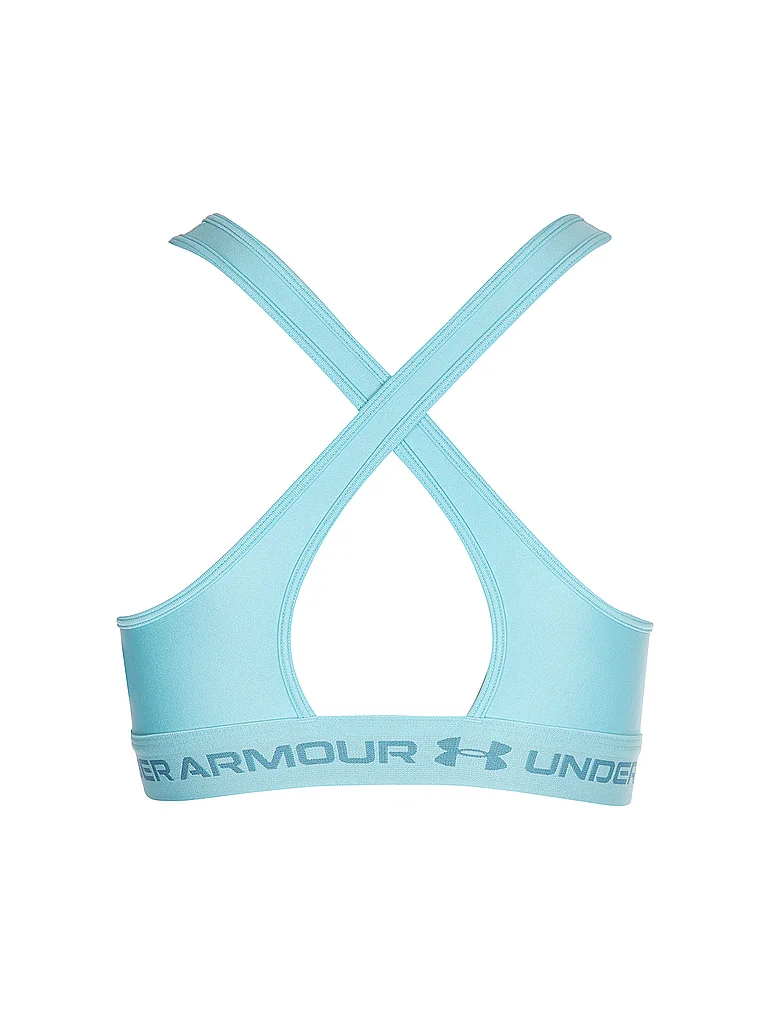 UNDER ARMOUR Damen Sport-BH Armour® Crossback Medium Support hellblau | M — Bild 3